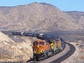 BNSF 7799 at Wright Cyn, AZ in March 2006